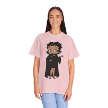 Load image into Gallery viewer, Betty Boop Shirt, Halloween Tshirt, Black Cloak Shirt, Spooky Unisex Tee, Comfort Colors Shirt, Halloween Costume Top, Halloween Party Shirt
