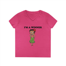Load image into Gallery viewer, Cute Betty Boop Hawaiian Shirt, Hawaii Shirt, Beach Shirt, Hawaii Beach Christmas Gift, Aloha Vacation Shirt, Betty Boop Shirt, Womens Vneck

