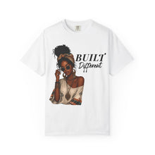 Load image into Gallery viewer, Built Different Shirt Women Empowerment Shirt, Black Girl Boho Shirt, Comfort Colors Graphic Tee, Boho Womens Clothing Birthday Gift For Her
