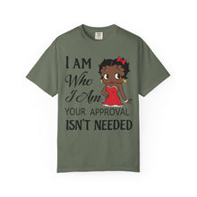 Load image into Gallery viewer, I Am Who I Am Shirt, Betty Boop Shirt, Black Girl Shirt, Black Queen Shirt, Betty Boop Valentine Shirt, Black Art Clothing Valentines Gift
