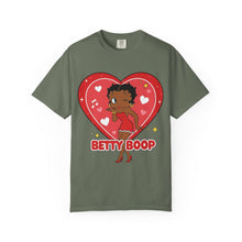 Load image into Gallery viewer, Betty Boop Shirt, Comfort Colors Betty Boop T-shirt, Betty Boop Cartoon Graphic Tee Christmas Shirt Gift For Her, Heart Shirt Christmas Gift
