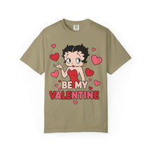 Load image into Gallery viewer, Be My Valentine Shirt, Cute Betty Boop T-shirt Valentine Gift For Girl Friend, Heart Design Tshirt, Womens Valentines Graphic Tee
