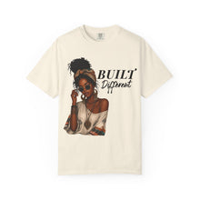 Load image into Gallery viewer, Built Different Shirt Women Empowerment Shirt, Black Girl Boho Shirt, Comfort Colors Graphic Tee, Boho Womens Clothing Birthday Gift For Her
