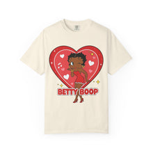 Load image into Gallery viewer, Betty Boop Shirt, Comfort Colors Betty Boop T-shirt, Betty Boop Cartoon Graphic Tee Christmas Shirt Gift For Her, Heart Shirt Christmas Gift
