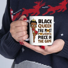 Load image into Gallery viewer, 15oz Mug Betty Boop Mug, Black Girl Mug, Black Queen Mug, Coffee Mug Birthday Gift, Sunflower Mug, Christmas Gift For Her
