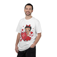 Load image into Gallery viewer, Betty Boop Valentine Shirt, Love Shirt, Heart Design Shirt, Valentine's Day Shirt Women, Women's Valentine's Day Gift, Valentine's Outfit

