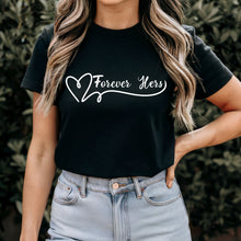 Load image into Gallery viewer, Forever His Shirt, Forever Hers Shirt, Cute Couple Shirt, Valentine Shirt, Valentines Tshirt, Valentine Gift, Anniversary Gift, Couple Gifts
