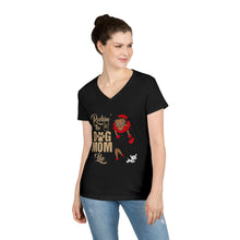 Load image into Gallery viewer, Rocking The Dog Mom Life Shirt, Mom Womens Vneck Tshirt, Betty Boop Design Tshirt, Dog Mom Shirt, Gift For Dog Lover Shirt, Mothers Day Gift
