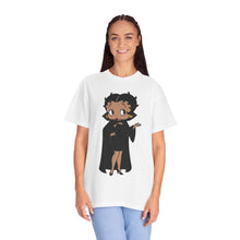 Load image into Gallery viewer, Betty Boop Shirt, Halloween Tshirt, Black Cloak Shirt, Spooky Unisex Tee, Comfort Colors Shirt, Halloween Costume Top, Halloween Party Shirt
