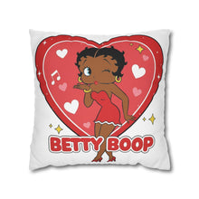 Load image into Gallery viewer, Cute Betty Boop Design Throw Pillow Cover, Living Room Throw Pillowcase, Home Decor Christmas Gift, Housewarming Gift, Betty Boop Fan Gift
