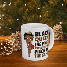 Load image into Gallery viewer, 15oz Mug Betty Boop Mug, Black Girl Mug, Black Queen Mug, Coffee Mug Birthday Gift, Sunflower Mug, Christmas Gift For Her
