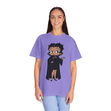 Load image into Gallery viewer, Betty Boop Shirt, Halloween Tshirt, Black Cloak Shirt, Spooky Unisex Tee, Comfort Colors Shirt, Halloween Costume Top, Halloween Party Shirt
