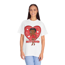 Load image into Gallery viewer, Betty Boop Shirt, Comfort Colors Betty Boop T-shirt, Betty Boop Cartoon Graphic Tee Christmas Shirt Gift For Her, Heart Shirt Christmas Gift
