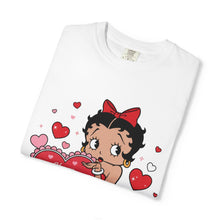 Load image into Gallery viewer, Betty Boop Valentine Shirt, Love Shirt, Heart Design Shirt, Valentine's Day Shirt Women, Women's Valentine's Day Gift, Valentine's Outfit
