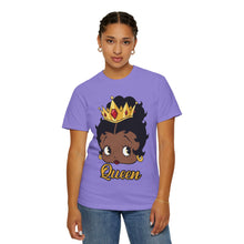 Load image into Gallery viewer, Betty Boop Design T-shirt, Black Queenly Shirt, Cartoon Graphic Tee, Comfort Colors Shirt For Her Birthday Gift
