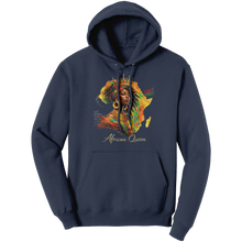 Load image into Gallery viewer, African_Queen_Hoodie_African_Girl_Desig_Navy_Front_Mockup.png_15633399
