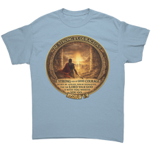 Load image into Gallery viewer, Be_Strong_and_Courageous_Shirt_Joshua_1_Light_Blue_Front_Mockup.png_15437216
