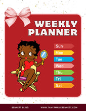 Load image into Gallery viewer, Betty Boop 2025 Planner, Digital Planner 2025, Printable Planner, Budget Planner, Monthly Planner, Weekly Planner, Digital Download, PDF
