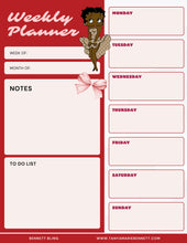 Load image into Gallery viewer, Betty Boop 2025 Planner, Digital Planner 2025, Printable Planner, Budget Planner, Monthly Planner, Weekly Planner, Digital Download, PDF
