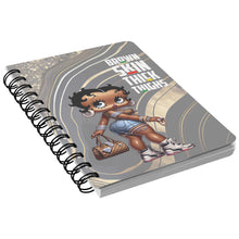 Load image into Gallery viewer, Betty Boop - Brown Skin and Thick Thighs Spiralbound Notebook
