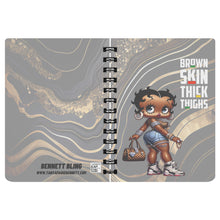 Load image into Gallery viewer, Betty Boop - Brown Skin and Thick Thighs Spiralbound Notebook
