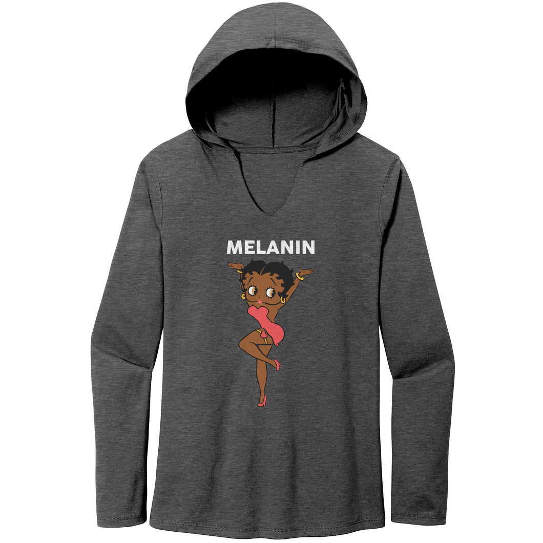 Betty Boop - Genuine Melanin Long Sleeve Hoodie