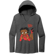 Load image into Gallery viewer, Betty Boop - I Heart You Long Sleeve Hoodie
