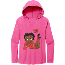 Load image into Gallery viewer, Betty Boop - I Heart You Long Sleeve Hoodie
