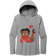 Load image into Gallery viewer, Betty Boop - I Heart You Long Sleeve Hoodie
