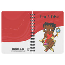 Load image into Gallery viewer, Betty Boop - I&#39;m a Diva Spiralbound Notebook
