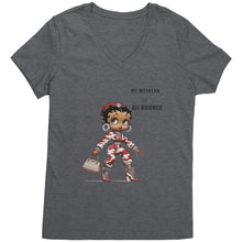 Load image into Gallery viewer, Betty Boop - My Weekend Is All Booked V-Neck T-Shirt
