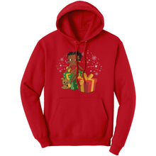 Load image into Gallery viewer, Betty Boop Christmas Hoodie, Betty Boop Womens Hoodie, Christmas Gift for Her, Holiday Graphic Hoodie, Betty Boop Hoodie, Womens Clothing

