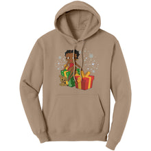 Load image into Gallery viewer, Betty Boop Christmas Hoodie, Betty Boop Womens Hoodie, Christmas Gift for Her, Holiday Graphic Hoodie, Betty Boop Hoodie, Womens Clothing
