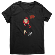 Load image into Gallery viewer, Betty Boop Dressed in Black and Red - Crew Neck T-Shirt
