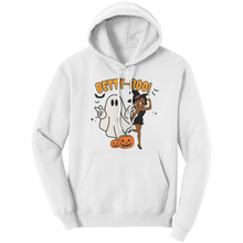 Load image into Gallery viewer, Betty_Boop_Halloween_Hoodie_Cute_Hallow_White_Front_Mockup.png
