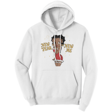 Load image into Gallery viewer, Betty_Boop_Hoodie_Black_Girl_Hoodie_Bl_White_Front_Mockup.png
