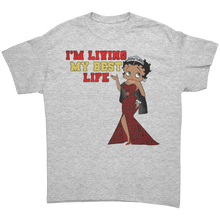 Load image into Gallery viewer, Betty_Boop_Im_Living_My_Best_Life_Shi_Ash_Grey_Front_Mockup.png
