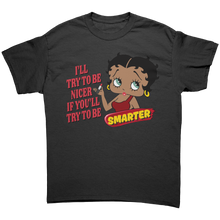 Load image into Gallery viewer, Betty_Boop_Shirt_Betty_Boop_Naughty_Shi_Black_Front_Mockup.png
