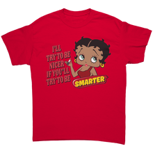 Load image into Gallery viewer, Betty_Boop_Shirt_Betty_Boop_Naughty_Shi_Red_Front_Mockup.png
