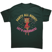 Load image into Gallery viewer, Betty_Boop_Shirt_Birthday_Party_Tshirt_Forest_Green_Mockup.png
