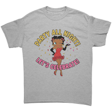 Load image into Gallery viewer, Betty_Boop_Shirt_Birthday_Party_Tshirt_Sport_Grey_Front_Mockup.png
