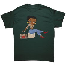 Load image into Gallery viewer, Betty_Boop_Shirt_Cute_Baddie_Streetwear_Forest_Green_Mockup.png
