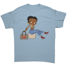 Load image into Gallery viewer, Betty_Boop_Shirt_Cute_Baddie_Streetwear_Light_Blue_Front_Mockup.png
