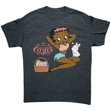 Load image into Gallery viewer, Betty_Boop_Shirt_Easter_Shirt_Easter_E_Dark_Heather_Mockup.png
