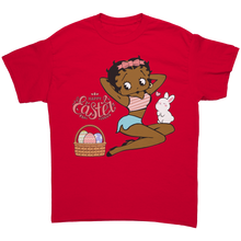 Load image into Gallery viewer, Betty_Boop_Shirt_Easter_Shirt_Easter_E_Red_Front_Mockup.png
