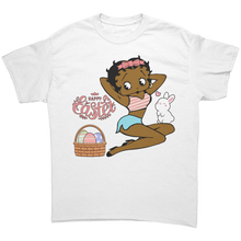 Load image into Gallery viewer, Betty_Boop_Shirt_Easter_Shirt_Easter_E_White_Front_Mockup.png
