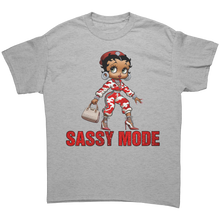 Load image into Gallery viewer, Betty_Boop_Shirt_Sassy_Shirt_Sassy_Mod_Sport_Grey_Front_Mockup.png
