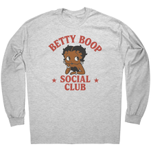 Load image into Gallery viewer, Betty_Boop_Social_Club_Long_Sleeve_Tshir_Gildan_Long_Sleeve_Front_Mockup.png
