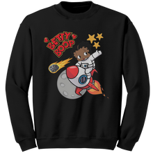 Load image into Gallery viewer, Betty_Boop_Sweatshirt_Astronaut_Design__Black_Mockup.png
