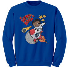 Load image into Gallery viewer, Betty_Boop_Sweatshirt_Astronaut_Design__Royal_Mockup.png
